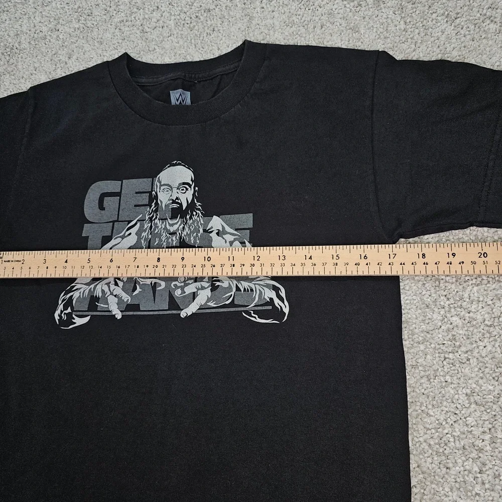 WWE Braun Strowman Get These Hands Youth Medium TShirt Black Wrestling Authentic